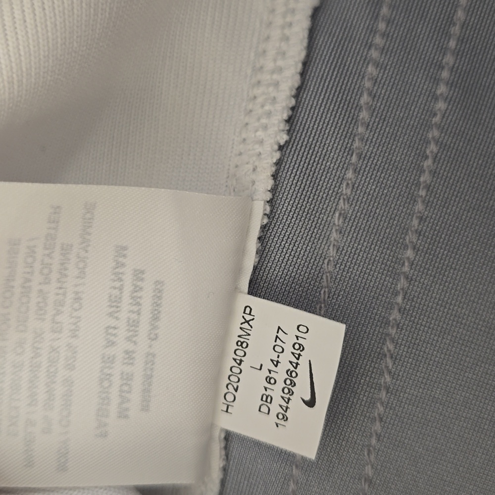 NIKE X AMBUSH NBA BROOKLYN SIZE L WOMENS SILVER WHITE - Picture 12 of 12